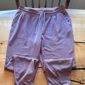 Women’s free fly Purple Jogger Sweatpants Medium